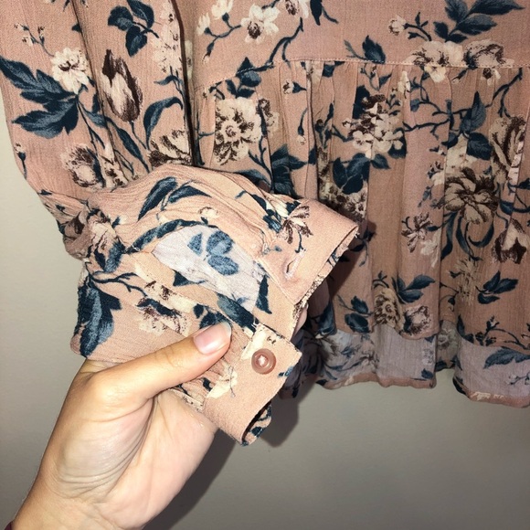 NWT American Eagle Stitched Square Neck Blouse - Picture 6 of 13